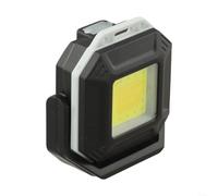 Lampe de travail rechargeable de type C, 3 pour source, COB, 4 modes, porte-clés, camping (lumières carrées noires)