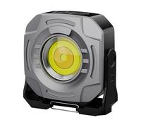 Lampe de travail rechargeable, rotative à 360 °, étanche, réglable, design Sturdy, idéal pour la construction, les lieux de travail, la sécurité, le camping, les magasins, etc