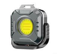 Lampe de travail rechargeable verte avec deux modes de couleur allant du blanc chaud au blanc froid et trois niveaux de luminosité plus lumière rouge pour les aventures en plein air