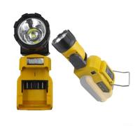 Lampe de travail rotative LED 12 V avec positionnement flexible et chargeur de téléphone intégré pour modèles de batterie DCB120 DCB123 DCB124