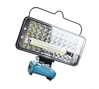 Lampe de travail sans fil 14,4 V compatible LED Lampe d'inspection portable avec crochet pour toit de véhicule d'échafaudage 17,8 cm