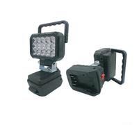 Lampe de travail sans fil 15 LED alimentée par piles pour batteries Li-ion 18 V DCB200 DCB203 avec une durabilité améliorée pour une utilisation sur le terrain