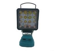 Lampe de travail sans fil pour batterie 18 V avec port de charge USB et tête réglable de 90 ° à 180 ° - Lampe de poche LED portable compatible avec BL1830 BL1815 BL1860 pour extérieur et atelier (B)