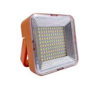 Lampe de travail solaire - LED portable pour le camping - Lampe de poche étanche rechargeable pour chantier, atelier, atelier automobile, réparation automobile, extérieur, aventure, chasse et pêche