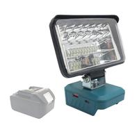 Lampe de travail transportable à fonctions multiples pour les quartiers de construction offrant une charge rapide des appareils et trois préférences d'éclairage