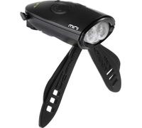 Lampe de vélo 2-en-1 avec klaxon/sonnette pour enfants pour vélo et scooter - HORNIT Mini Black/Black