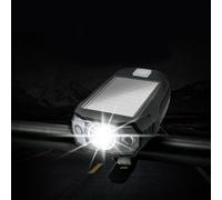 Lampe De Vélo Led T6 À Énergie Solaire, Rechargeable Par Usb, Phare Avant Pour Vtt Et Vélo De Montagne, Accessoires De Cyclisme