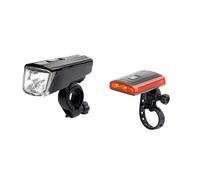 Lampe De Vélo Lumière Avant Lumière Arrière Ensemble Batterie LED Phare 20 LUX