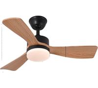 Lampe de ventilateur de plafond, réglage de 6 vitesses, télécommande, éclairage variable, 91 cm, 110-240V