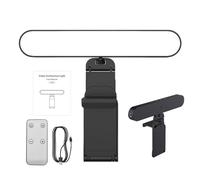 Lampe de vidéoconférence, clip - Zoom - Luminosité réglable, rotation à 360°, éclairage de moniteur d'ordinateur, éclairage d'appel vidéo pour entretiens