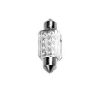 Lampe De Voiture 12V Siluro 8 LED 13X35 MM SV8,5-8 Boîte Unique Bleue