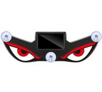 Lampe De Voiture À LED Devils Eyes À Énergie Solaire, Lampe De Fenêtre De Voiture À LED Solaire Demon Eye, Rechargeable par USB-C, 5 Modes, Support À Ventouse(Style 4)