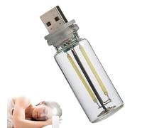 Lampe de voiture rétro USB, lampe d'intérieur de voiture des années 90 | Bouteille en verre LED à réglage tactile | Lampes de nuit de charge d'interface des véhicules à moteur de conception de bouteil