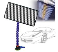 Lampe débosselage LED PDR avec 6 combinaisons couleurs (lumière blanche/jaune) | Panneau lumineux réglable 37,8 x 19,8 cm + support à ventouse 45cm, éclairage portable pour tableau de bord