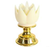 Lampe décorative Bouddha apportant calme à votre espace de vie avec lumière douce (beige)