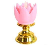 Lampe décorative Bouddha apportant calme à votre espace de vie avec lumière douce (rose)