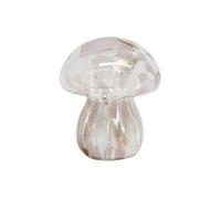 Lampe décorative champi tacheté rose LED à piles