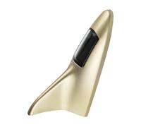 Lampe décorative d'antenne fine requin, lumière d'antenne fine de requin - puissance solaire, antenne de voiture solaire décorative montée sur le dessus, plafonnier automatique ailerons de requin pour