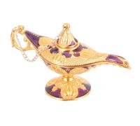 Lampe Décorative Génie D’aladin Pourpre en Alliage de Zinc, Style Vintage