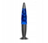 Lampe décorative lave magma 25W bleu nuit