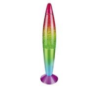 Lampe décorative - Rabalux - Arc-en-ciel pailleté - G45 15W - Multicolore - Métal et verre