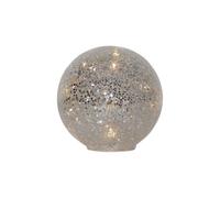 Lampe décorative STAR FALL en verre et argenté LED 15x0,03W