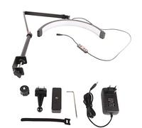 Lampe Demi-lune, 16po 20W Esthéticiennes Facialist Moon Lampe LED Protection des Yeux Noir 3000k-6000k 100V-240V