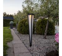 Lampe d'entrée solaire Star 'Pyramis', noir