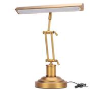 Lampe des Banquiers Vintage avec une Gradation sans Pas, Lumière de Piano Réglable 12W pour Droit Vertical, Piano à Queue, 3000k à 6000k (Prise UE)