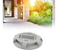 Lampe d'escalier Solaire, Lampe d'escalier Extérieure Résistante à la Pression de Cellules de Silicium Monocristallin IP65 étanche pour Cour pour Terrasse (Couleur chaude)