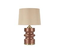 Lampe Design "Rosenthal" 56cm Marron