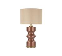 Lampe Design "Rosenthal" 69cm Marron