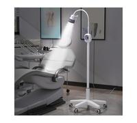 Lampe d'examen chirurgical avec support sur pied, lampe médicale mobile rotative à 360° for les cliniques de gynécologie, de consultation externe, de stomatologie et d'ORL (blanche, modèle amélioré)