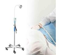 Lampe D'examen Chirurgical Lampe,Dentaire Mobile sur Pied Led Lampe,Lampe D'examen Gynécologique Flexible à col de Cygne,Avec roulettes