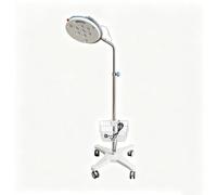 Lampe D'examen Chirurgical Mobile 70W Avec Panier De Rangement | Lampe D'examen À LED, Gradation Sans Palier, 10 Ampoules LED, Tête De Lampe À Rotation 360°, Pour Gynécologie, Stomatologie