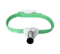 Lampe D'examen Chirurgicale Lampe Frontale Dentaire À LED Serre-tête en Silicone Souple Rechargeable Autonomie De 5 Heures Éclairage Multi-angles 3 Couleurs(Green)