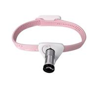 Lampe D'examen Chirurgicale Lampe Frontale Dentaire À LED Serre-tête en Silicone Souple Rechargeable Autonomie De 5 Heures Éclairage Multi-angles 3 Couleurs(Rose)