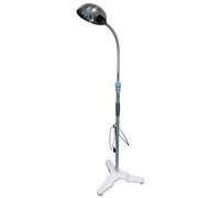 Lampe D'examen Chirurgicale, Lampe Médicale avec Base Triangulaire Mobile, Acier Inoxydable, Lampe D'examen à Col de Cygne avec Hauteur et Angle Réglables pour la Stomatologie