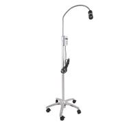 Lampe D'examen Chirurgicale LED 12 W avec 5 Roulettes Universelles, Lampe D'examen Médicale Sans Ombre, Sur Pied pour Gynécologie, Consultations Externes, Stomatologie