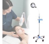 Lampe D'Examen Chirurgicale Mobile avec Hauteur Réglable, Lampe Sans Ombre Sur Pied Rotation à 360° pour Cliniques, Services de Consultation Externe et Cliniques Vétérinaires