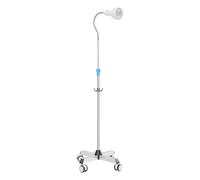 Lampe d'examen LED 30 W avec support mobile, lampe chirurgicale réglable en hauteur et angle (6000-6500 K), lampe chirurgicale flexible pour vétérinaire et clinique