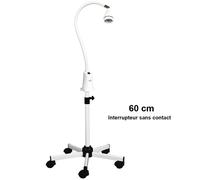 Lampe d'examen LED Carla Focus LID + pied roulant - LED 65 cm + interrupteur sans contact + pied