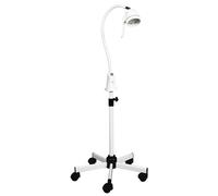 Lampe d'examen LED Hepta LID + pied roulant - Lampe LED 65 cm avec variateur + pied