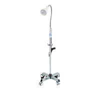 Lampe D'examen Médical 28 W LED Lampe Chirurgicale Lampe D'examen Sur Pied avec Base Mobile, Hauteur Réglable, pour Gynécologie, Chirurgie, Clinique, Hôpital pour Animaux de Compagnie