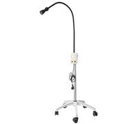 Lampe D'examen Médical LED Sans Ombre, Lampe D'examen Chirurgical Rotative à 360°, Hauteur Réglable, Éclairage Auxiliaire Mobile pour la Dentisterie et Les Examens Cliniques