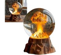 Lampe d'explosion de bombe atomique, veilleuse LED modèle de bombe atomique, lampe de nuage de champignon 3D, lampe d'ambiance de table modèle de bombe atomique, pour la décoration de la chambre