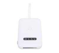 Lampe d'extension de Cheveux UV, Lampe d'extension de Cheveux LED UV Portable Affichage Précis de la Batterie 405nm 5 à 6 Secondes de Durcissement de la Colle pour Salon (WHITE)