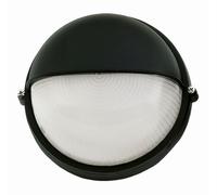 Lampe D'Extérieur Ø26Cm IP44 Hublot Noir Blanc Maritime E27 Applique Murale
