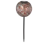 Lampe d'extérieur à LED SOLAR Déco boule tressée or antique Jardin Piquet Lampe