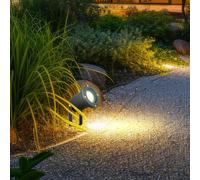 Lampe D'Extérieur Ampoule à Enficher Projecteurs de Jardin Aluminium Verre